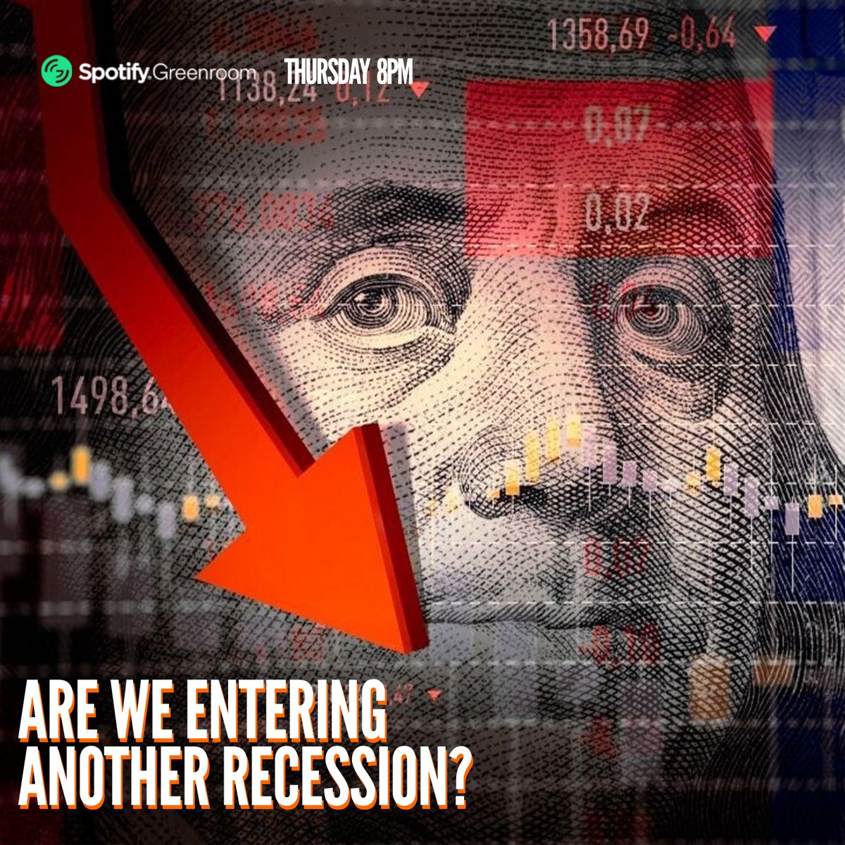 Join us tonight @ 8pm EST - we're discussing what's been on a lot of our minds - the economy! With inflation, high interest rates, and a struggling stock market, we've invited some financial experts to help us understand if another recession is inevitable. spotify.link/grapevinelive