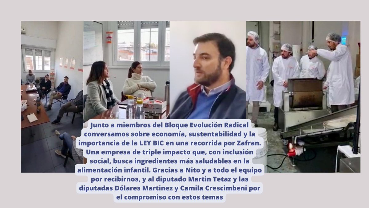 hernan_najenson's tweet photo. Impulsamos la Ley BIC para reconocer empresas con propósito de triple impacto. Consumidores, trabajadores e inversores que buscamos un mundo mejor, también desde la actividad empresaria #LeyBIC #tripleimpacto @UCRCapital https://t.co/SmievuwDGa