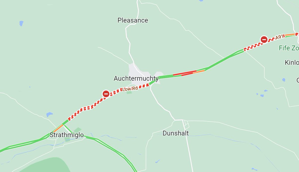 Fife Council on Twitter "RT trafficscotland *NON TRUNK INFO* A91