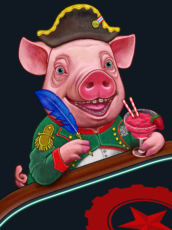 DegenerateFarm's tweet photo. Хру Хру!

A hungover Napoleon Saveloy was just minted as Pig #406. Mint your own upgradable #ChainlinkVRF generated degenerate pig on https://t.co/70TIiJCQq9.

 #Polygon #Chainlink #Alchemy https://t.co/HPJ2ilmlQX