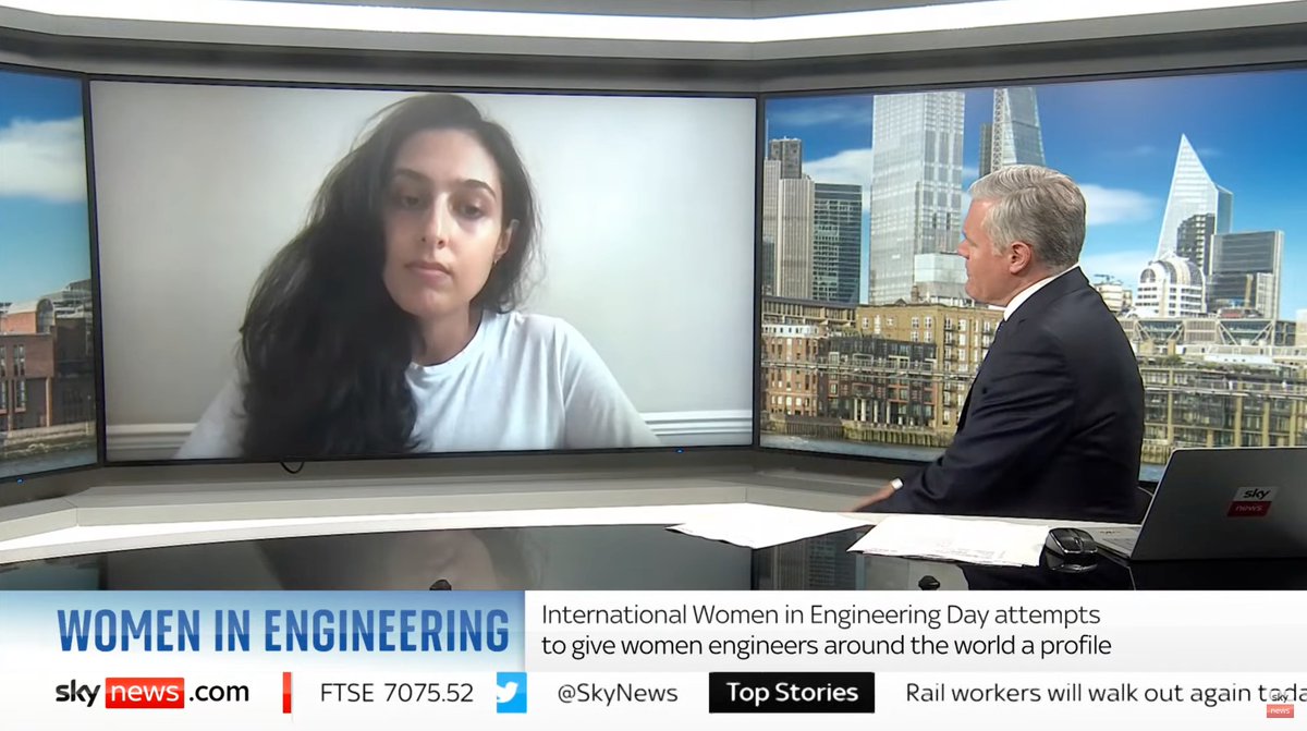 This morning on <a href="/SkyNewsBreak/">Sky News Breaking</a> our very own Jumana Al-Zubaidi appeared on @SkyIanKingLive and discussed the promise of encouraging and retaining women in the field of engineering.

Happy #InternationalWomenInEngineeringDay to all the incredible women out there building the future!