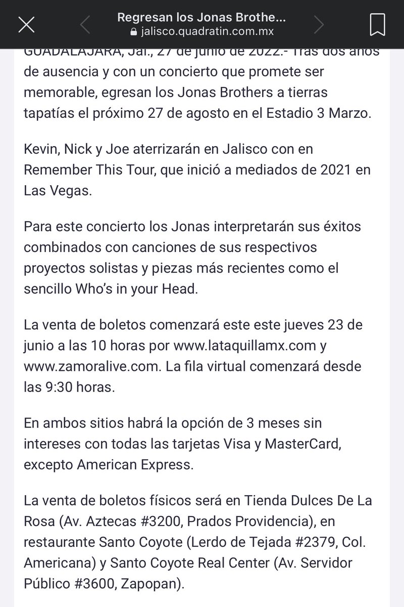 iselahanahy's tweet photo. @dianastrad @alycg FYI en caso que no puedan desde la pagina  ai tienen chance de ir a estos lugares a comprar los boletos en físico https://t.co/vALj6M3Krv https://t.co/5C8jYWEVxn