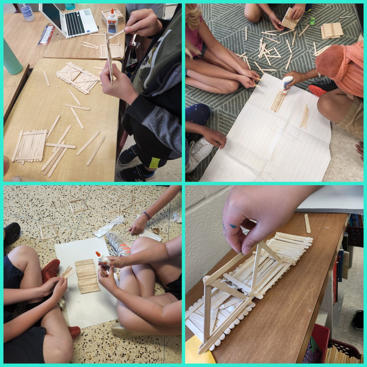 Bridge building is in full "force". Ending the year (and force/structures unit) by building and testing bridges! 
<a href="/ThamesfordPS/">Thamesford_PS</a> <a href="/TVDSB/">Thames Valley DSB</a>