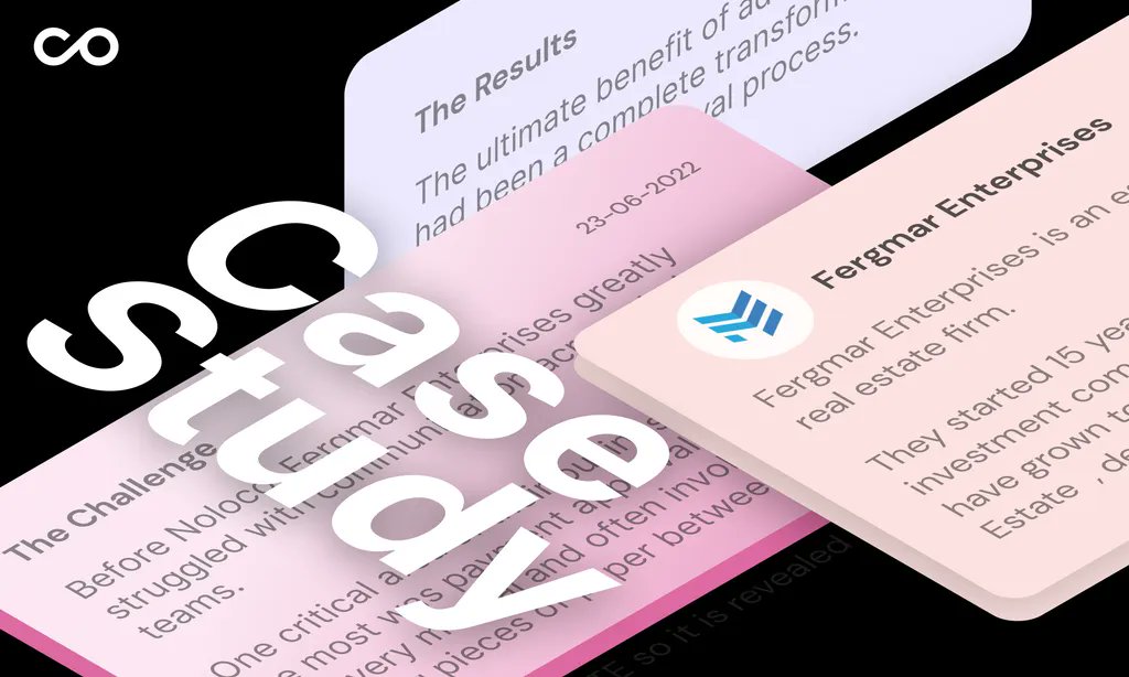 NolocoHQ's tweet photo. 🤝 Case Study 🤝
Check out the case study to learn how Fergmar Enterprises used Noloco to completely transform its payment approval process ✅
Learn more: https://t.co/stxuvqiLwA
#noloco #nocode #casestudy #customerjourney #customerexperience https://t.co/kP5AOikXyC