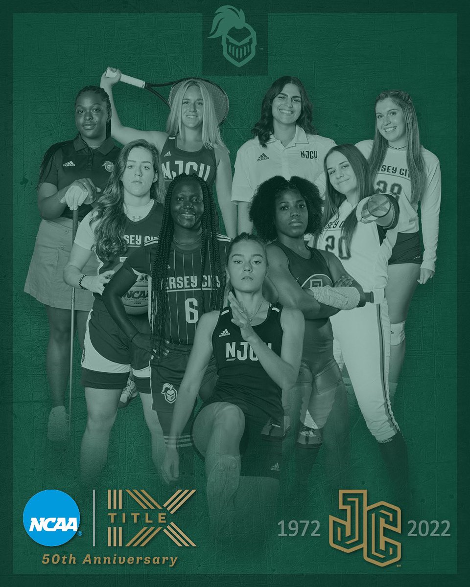 #TitleIX50 | It has been 50 years since legislation was passed, paving the way for opportunities in women's sports!

Although there is always more to be achieved, today — and every day — we recognize the work our female student-athletes put in!

#GothicKnights | #JerseyCitysTeam