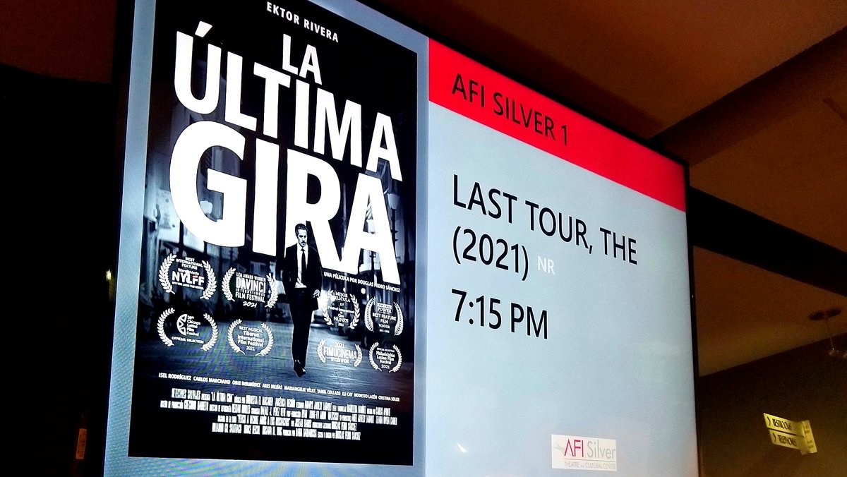 DouglasPSanchez's tweet photo. @laultimagira at the @AmericanFilm Silver Theatre and Cultural Center in Washington DC https://t.co/9ySk8oLXbl