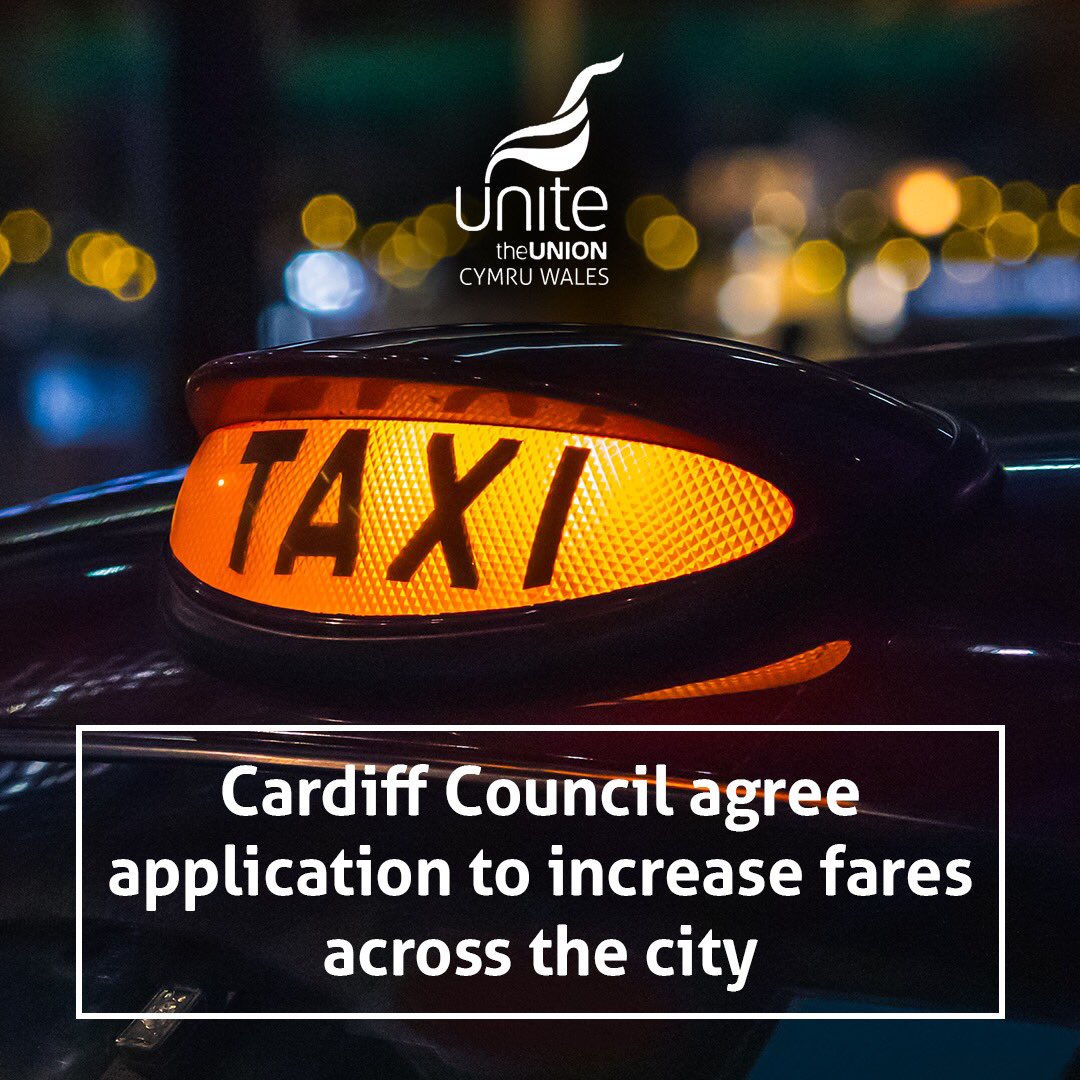 UniteWales's tweet image. 🚨 BREAKING NEWS 🚨

Cardiff Council have today agreed our proposal to increase the cost of hackney taxi fares across the city, subject to public consultation.

The increase would help our members within the trade combat the current cost of living crisis.

#UniteWin