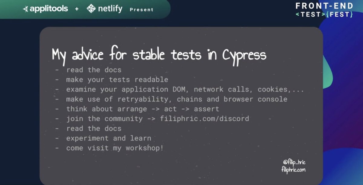 Applitools tweet media