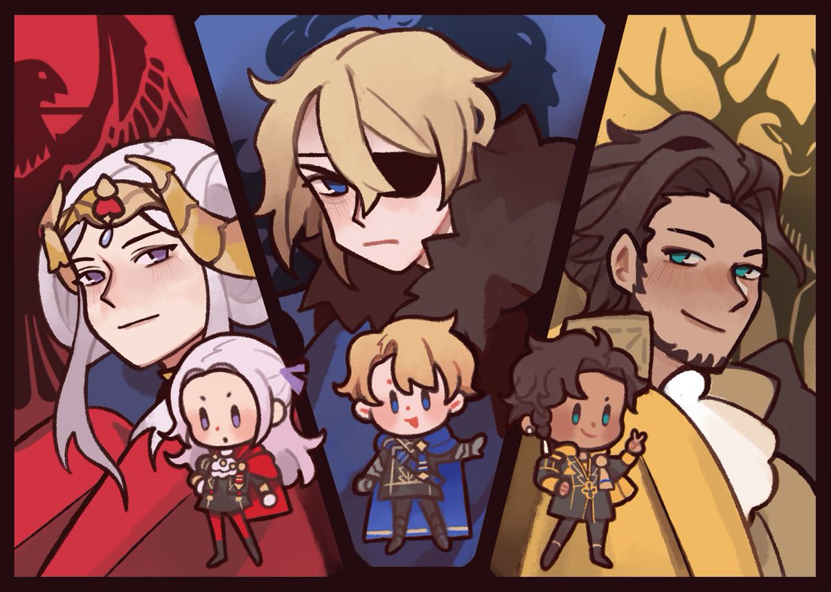 [art/fe3h] happy three hopes release day!!