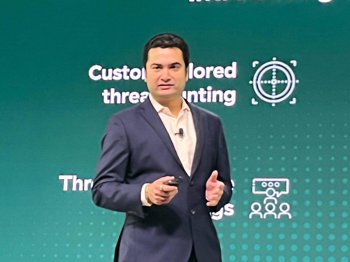 zscaler's tweet photo. Zscaler President Amit Sinha, hosted an amazing keynote around Zscaler innovations, including new updates to threat hunting, digital experience, and how we're utilizing AI and ML to more simply and effectively secure your users. #ZenithLive2022 https://t.co/DYo1axQTVS