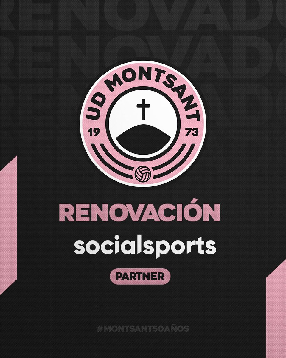 udmontsant's tweet photo. PARTNER.
Nos encanta poder anunciar que nuestro club y @SocialSportsMk seguirรกn trabajando juntos una temporada mรกs, disfrutando de sus espectaculares diseรฑos y contenidos en nuestras redes sociales. #SentimientoMontsant #Montsant50Aรฑos #FutbolCat #socialmedia #SomosBadalona https://t.co/pDev9MdeIV