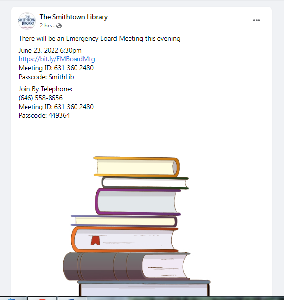 LitaTweets's tweet photo. Let the 4 trustees of #SmithtownLibrary who voted to remove #Pride displays from the children's sections know you condemn this move. Join the meeting tonight or contact them via https://t.co/x0JbKd0tfL

Pride is about acceptance and inclusion, not hiding and exclusion! #LGBTQIA https://t.co/CdZyKXoee5