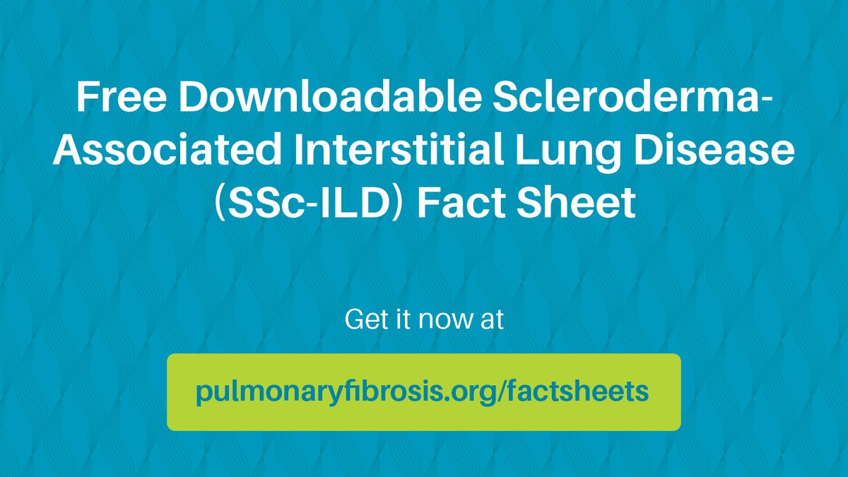 PFFORG's tweet image. June is Scleroderma Awareness Month. Scleroderma is one of the known causes of pulmonary fibrosis. You can read all about Scleroderma-Associated Interstitial Lung Disease (SSc-ILD) in our free, downloadable fact sheet. pulmonaryfibrosis.org/patients-careg… #KnowScleroderma