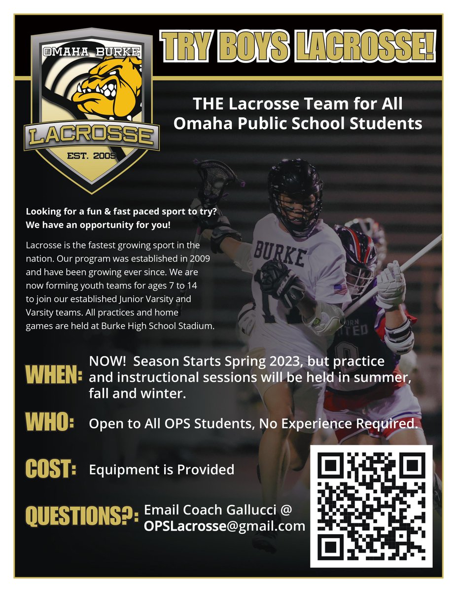 Did you know Lacrosse is the fastest growing sport in the country! Don’t get left behind!
OPS Lacrosse is kicking off its summer recruitment drive for Fall Season. Ages 7 to 18 years!
Boys teams email OPSLacrosse@gmail.com
Girls teams email weareoclax@gmail.com <a href="/OmahaEaglesLAX/">Eagles Lacrosse | Empowering Girls</a>