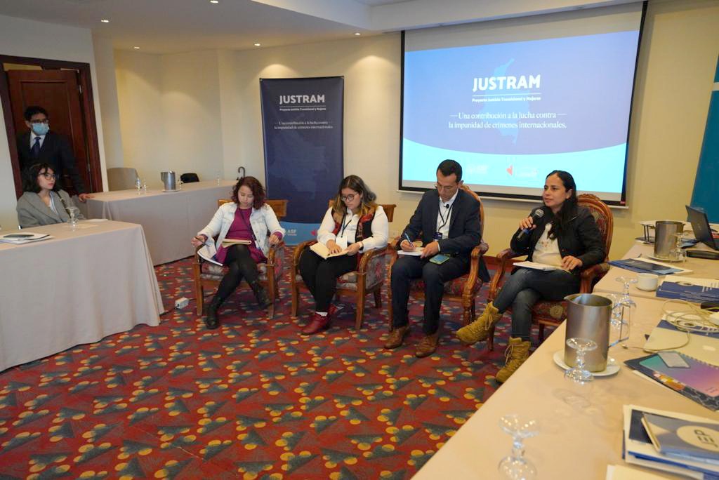 AsfcanadaC's tweet photo. Panel de discusión sobre el informe “La complementariedad de la justicia en Colombia: una contribución a la lucha contra la impunidad de crímenes internacionales” @UIA_JEP @JEP_Colombia @ASFCanada #JUSTRAM #LuchaContraLaImpunidad https://t.co/vDgSAGHu2L