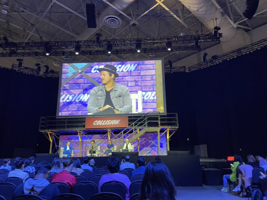 tj34dotcom's tweet photo. @raine_maida love your music and loved your panel talk at @CollisionHQ “proof of fandom” is going to be huge https://t.co/HoVhUtya7z