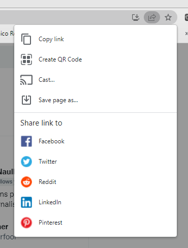 happywonderfool's tweet photo. @CourtneyMcNaull One of the share options is Create a QR code! https://t.co/jCW03jgK7z