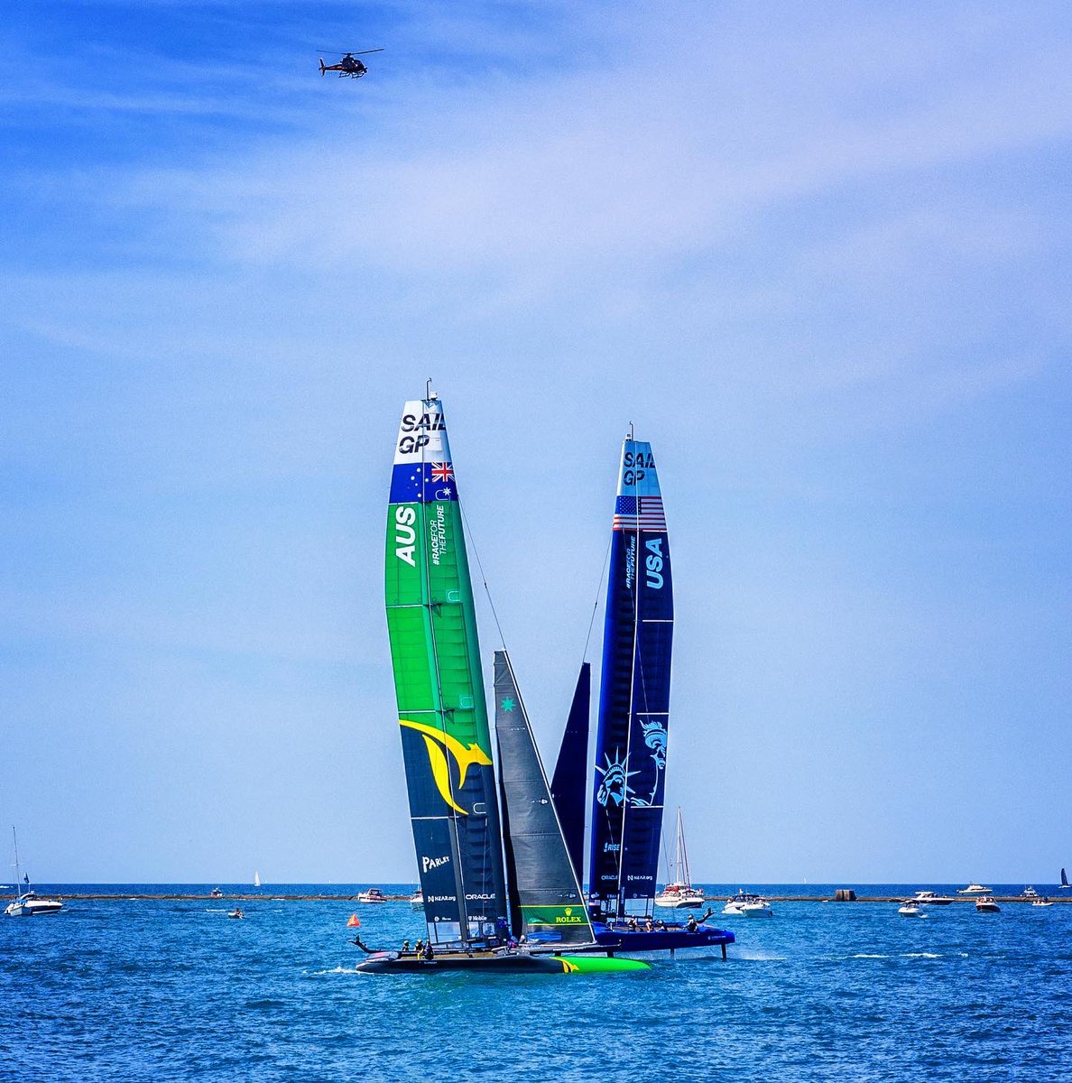 levkaytsner's tweet photo. @SailGP @SailGPUSA @SailGPAUS @360chicago @Art_of_Chi @ChooseChicago @NavyPier #sailing #Chicago #photooftheday https://t.co/sBdklJrs1x