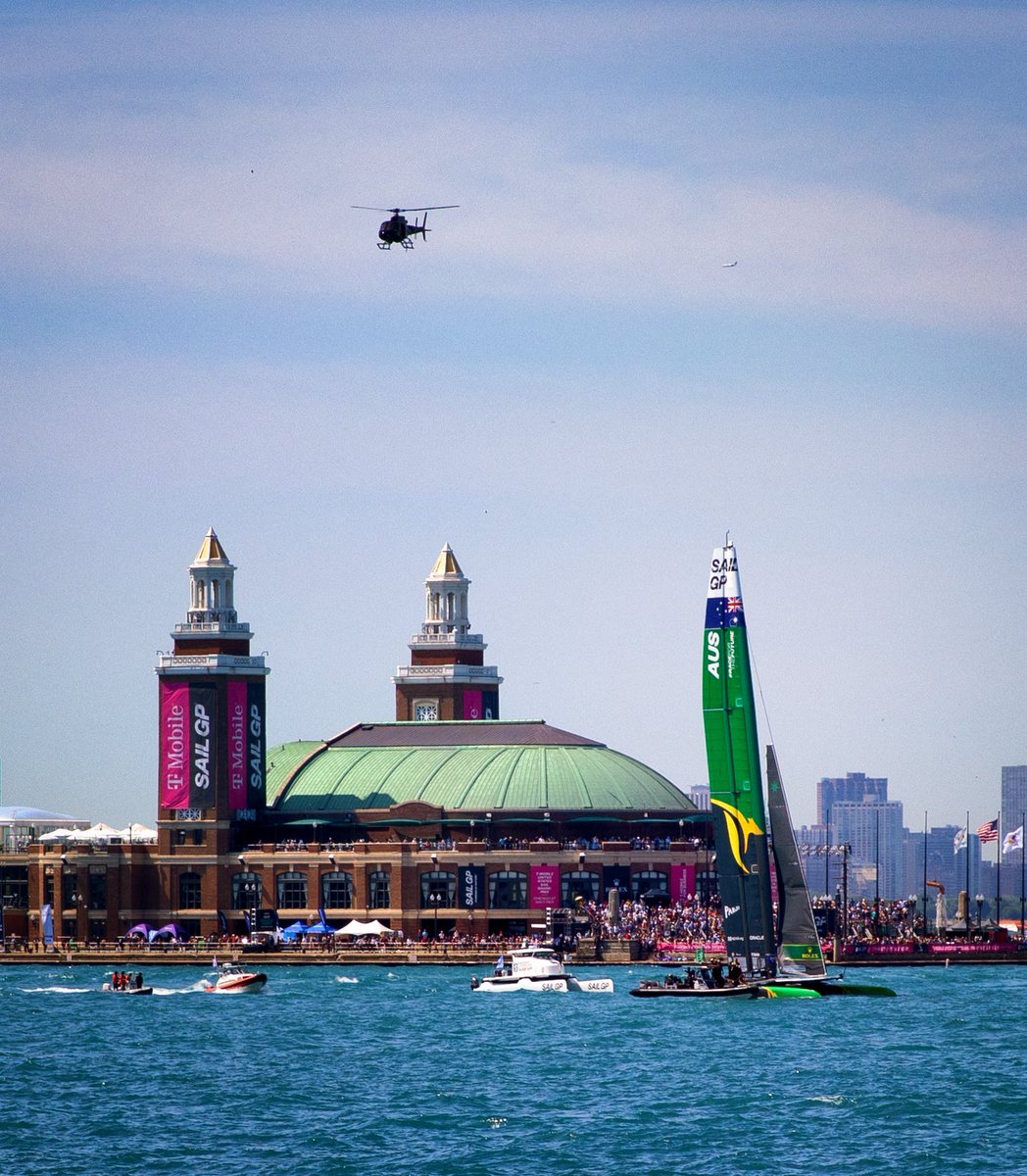 levkaytsner's tweet photo. @SailGP @SailGPUSA @SailGPAUS @360chicago @Art_of_Chi @ChooseChicago @NavyPier #sailing #Chicago #photooftheday https://t.co/sBdklJrs1x