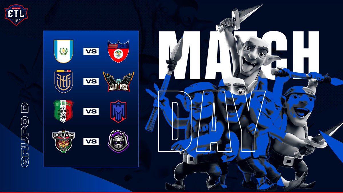 Grupo D

1) <a href="/guatecr/">™ Guatemala CR | 🇬🇹</a> 🆚 @BeliceCR
📺 <a href="/chuleta_yt/">Chuleta 2k5</a> 
17:00🇬🇹🇧🇿

2) @CREcuador_ 🆚 <a href="/SelCol_CR/">Condor Liberty × COL</a>
📺 @AaronStyles24
19:00🇪🇨🇨🇴 

3) @MxMiSeleCr 🆚 <a href="/SeleccionRD_CR/">Seleccion Dominicana CR 🇩🇴</a>
📺 <a href="/kevincito_CR/">Kevincito</a>
21:00🇲🇽 22:00🇩🇴

4) <a href="/GS_CUBA/">Equipo Cuba</a> 🆚 <a href="/BoliviaCR/">Selección Boliviana CR</a>
📺 <a href="/ChristianElNob/">ChristianElNob</a>
23:00🇧🇴🇨🇺