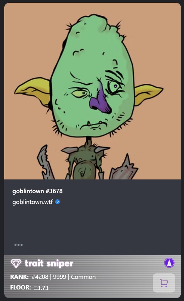 HOLY SHIT i just got a <a href="/goblintownwtf/">goblintown.wtf</a> from <a href="/GiftOfMidas/">Gift of Midas NFT (Mystery Boxes) Season #1</a> WTFFFF