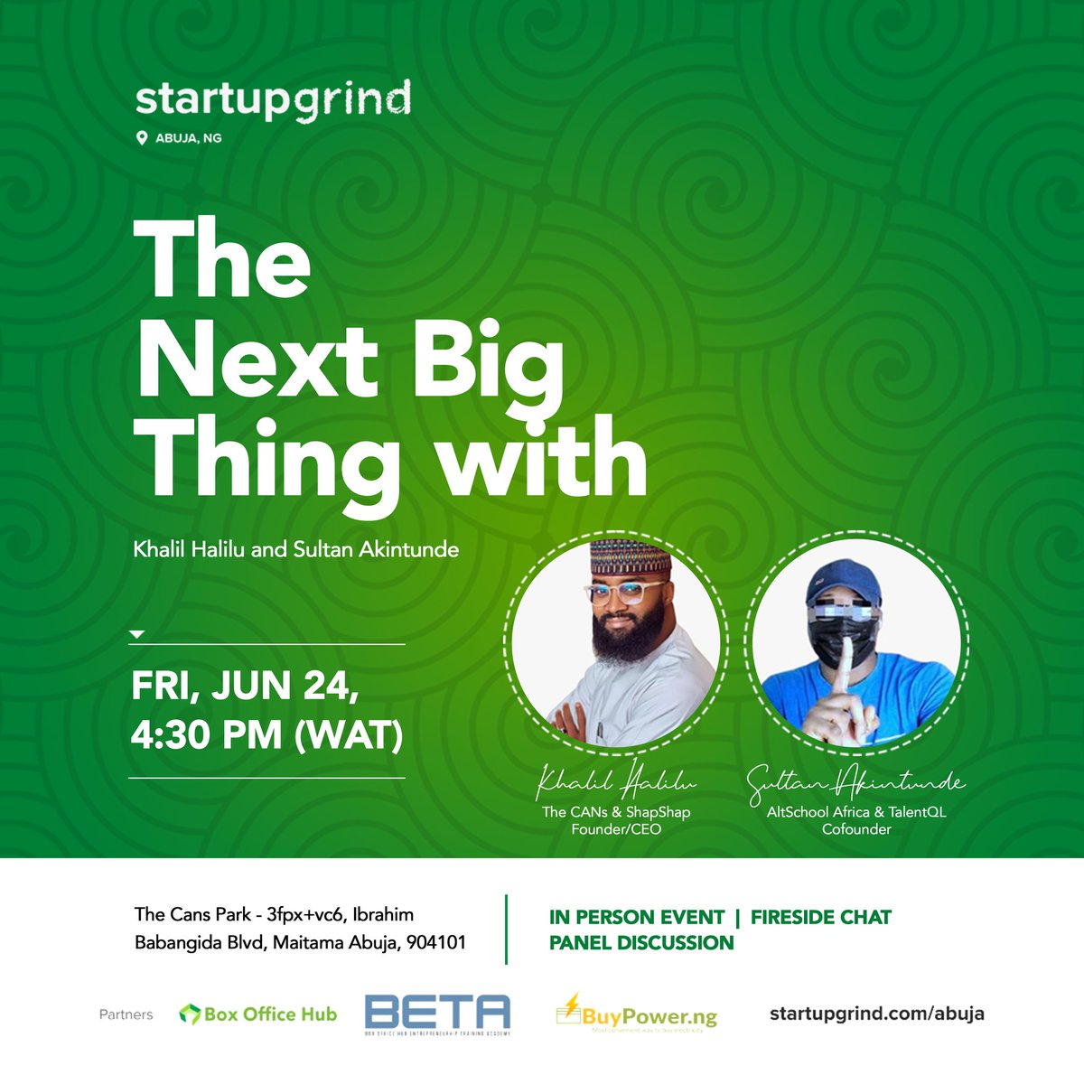 boxofficehubng's tweet photo. Are you a Business Owner looking for opportunities to scale your business?

Tomorrow, all roads lead to @thecanspark for a panel discussion with @KSHalilu and @hackSultan on #TheNextBigThing for #entrepreneurs. 
Register here: https://t.co/gMoAeUlKSY https://t.co/cNz16gMsJx