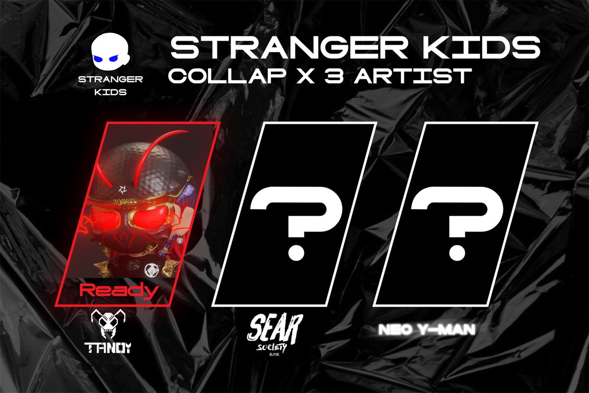 💫1ST Collaboration X 3 Artist 💫
STRANGER KIDS X TANOY <a href="/tanoy_th/">TANOY</a> 
Let go stranger kids tanoy 🐜🐜
Paras : paras.id/collection/str…
Discord : discord.gg/tTVBtGEkuk
@ParasHQ 
#NEARnft #NEARnfts #NFTCommmunity #nftart #PARASnft