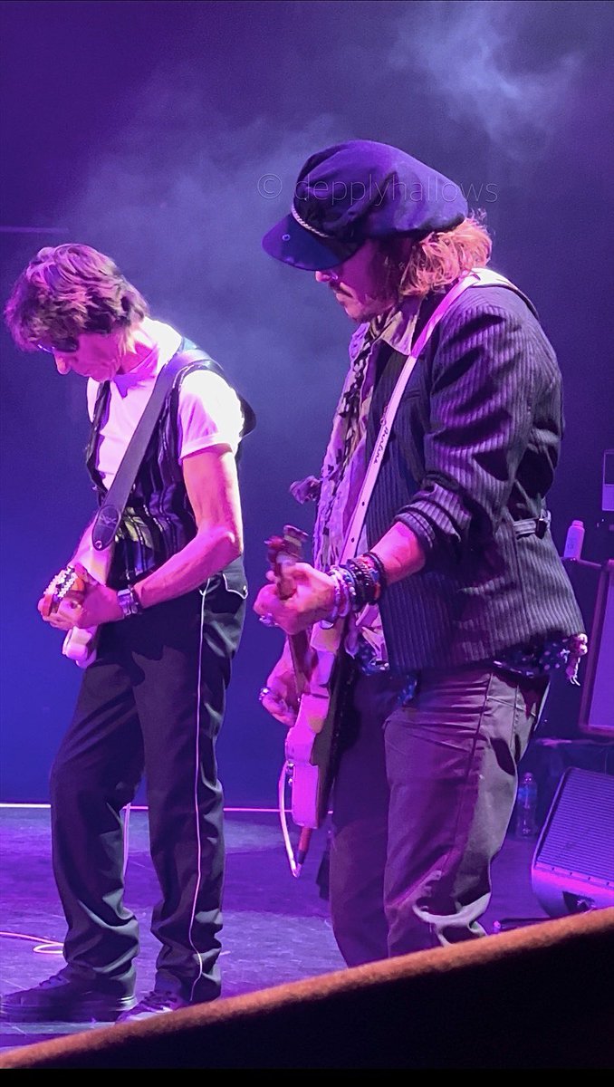 jcdbrooke's tweet photo. 🏴‍☠️ Good things that are #happening in #realtime: 
• Verdict finalised tomorrow 24/6 
• Hollywood Vampires announce tour 
• Johnny &amp; Jeff continue tour in Norway 
• ‘Jeanne du Barry’ filming next month 
• ‘18’ album released in 22 days 

Onwards… #JohnnyDeppWon https://t.co/hUltF5mYh9