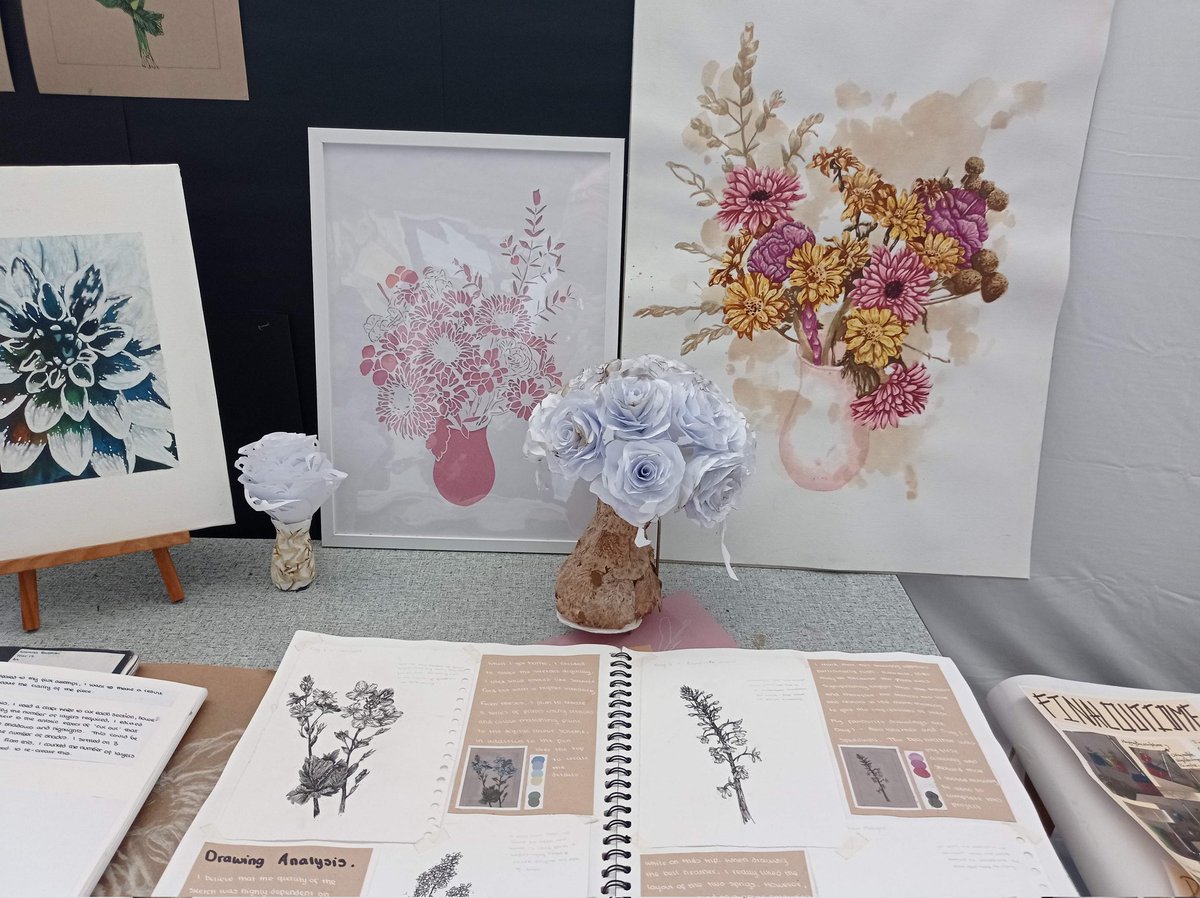 bolhs_science's tweet photo. Science enjoying a bit of art this evening. 4 of our favourites from evening with #bolhsartshow https://t.co/F9nvSEvclC