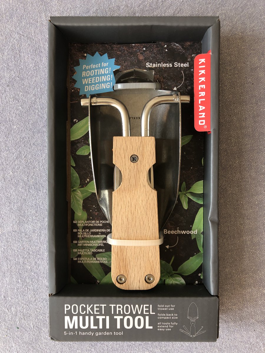 ReviewStudioUK1's tweet photo. #ad #PRSample Pocket Trowel Multi Tool
Gardeners will love this Multi Tool from @Kikkerland!
Available for £20 from: https://t.co/i9rdRU1sPS
#Garden #Gardeners #PocketKnife #MultiTool #GardenTools #MultiTools #GardenGift #GardeningGift #allotment #trowel #weeding #pruning https://t.co/TuLuv0IeAk