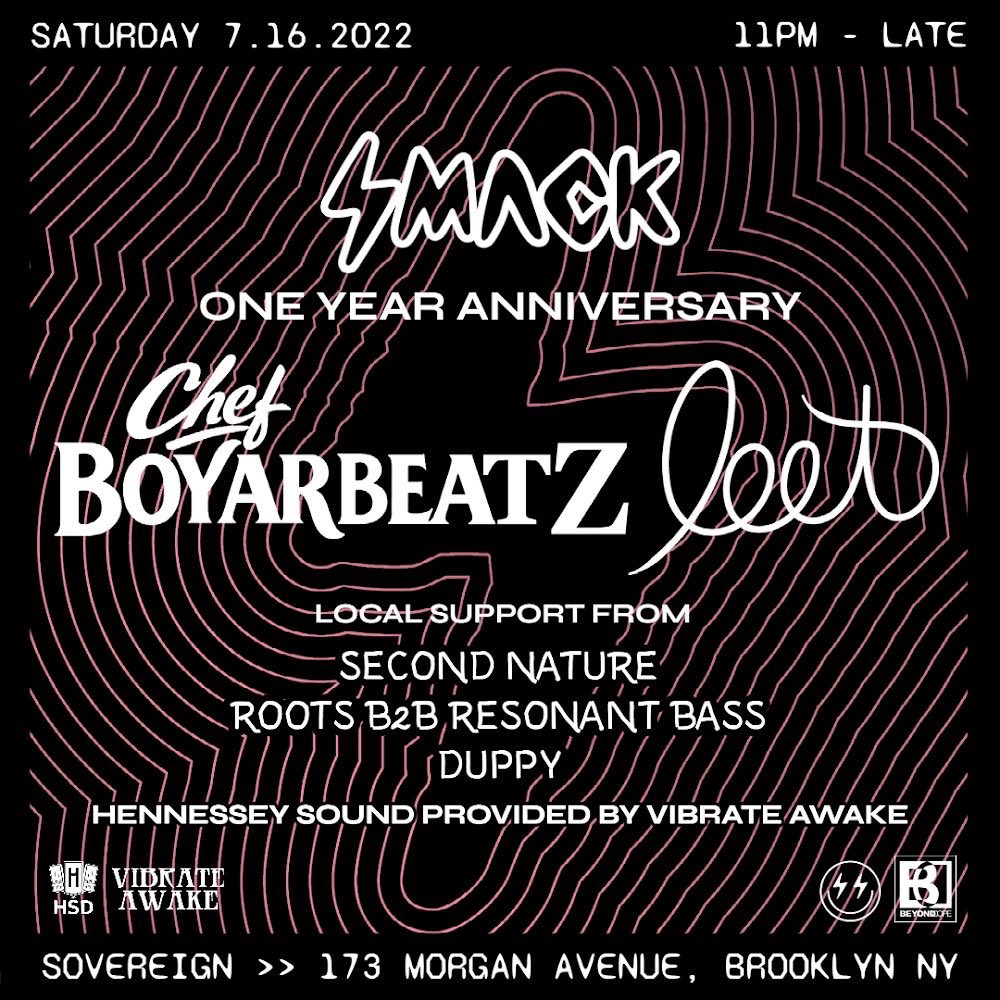 chef_boyarbeatz's tweet photo. NYC!!!!!! 

so so incredibly hyped to be heading to y’all for the first time ever courtesy of @smack_nyc for the chef boyarleet tour™️

support from the bad boi selecta’s @secondnaturedj @mikerootsryan @ResonantBass and duppy on them sweet hennys 🫡🫡

tickets below 👇 https://t.co/XUz7Bdh7fD
