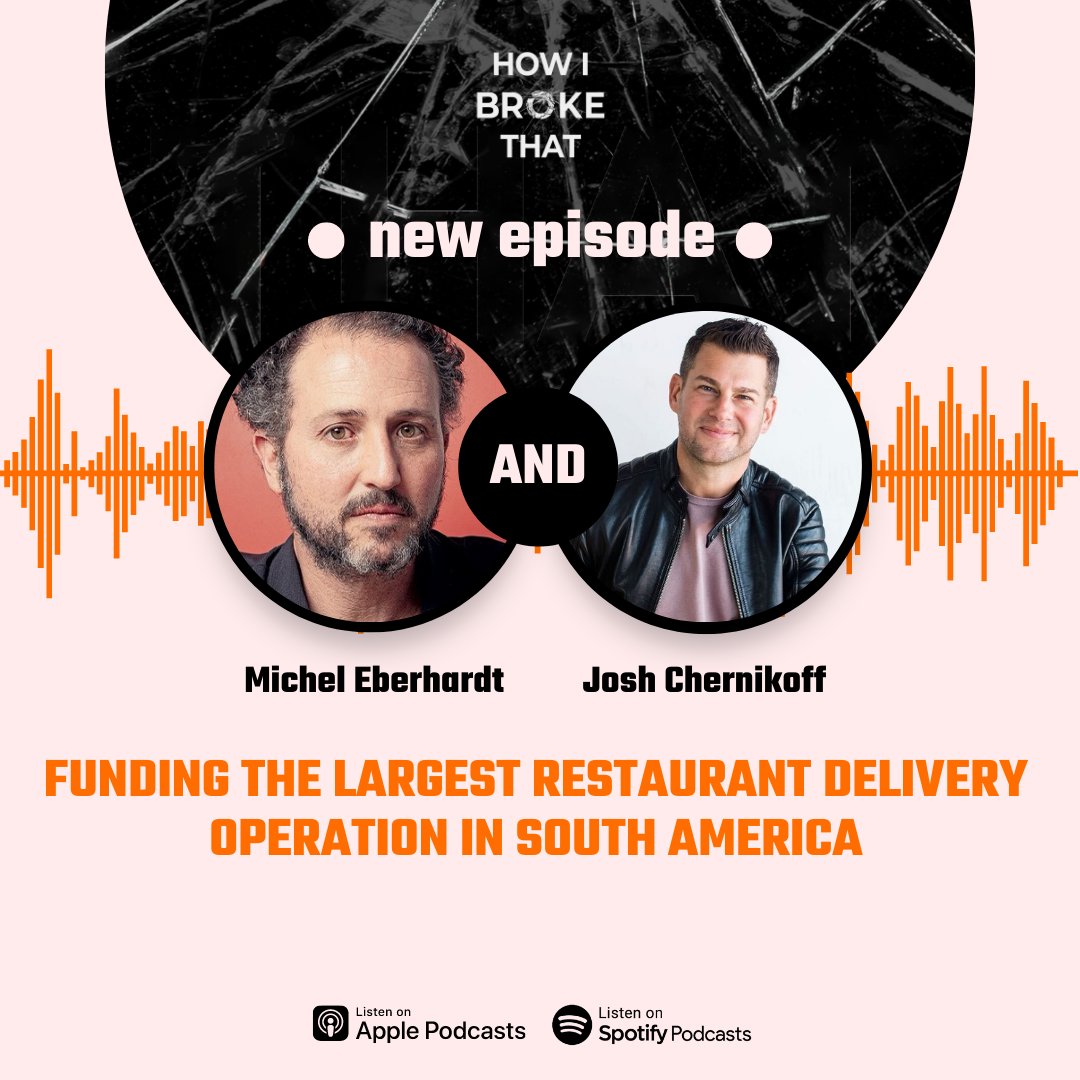 jdchernikoff's tweet image. Breakers unite as we talk to Brazilian entrepreneur Michel Eberhardt!
Watch it here: youtu.be/99oe0AechQk
#howibrokethat #micheleberhardt #joshchernikoff #brazilianentrepreneur #entrepreneur
