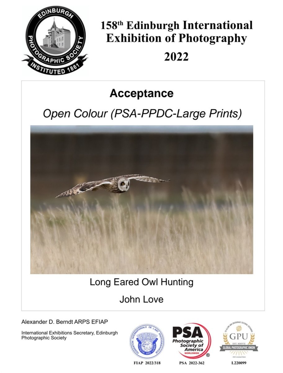 LiviCamClub's tweet photo. Congratulations to club member John Love, who has had an acceptance into the prestigious 158th Edinburgh International Exhibition of Photography run by Edinburgh Photographic Society. https://t.co/OOgXtXpHPl