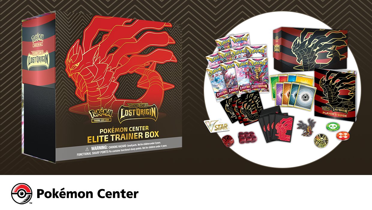 Pokemon CCG Sword & Shield Lost Origin Elite Trainer Box