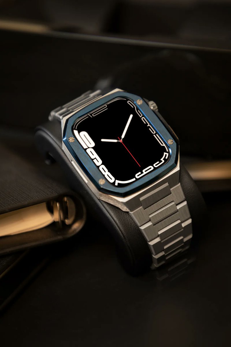 Apple Watch Case - Blue Silver #applewatchcase #weirdape