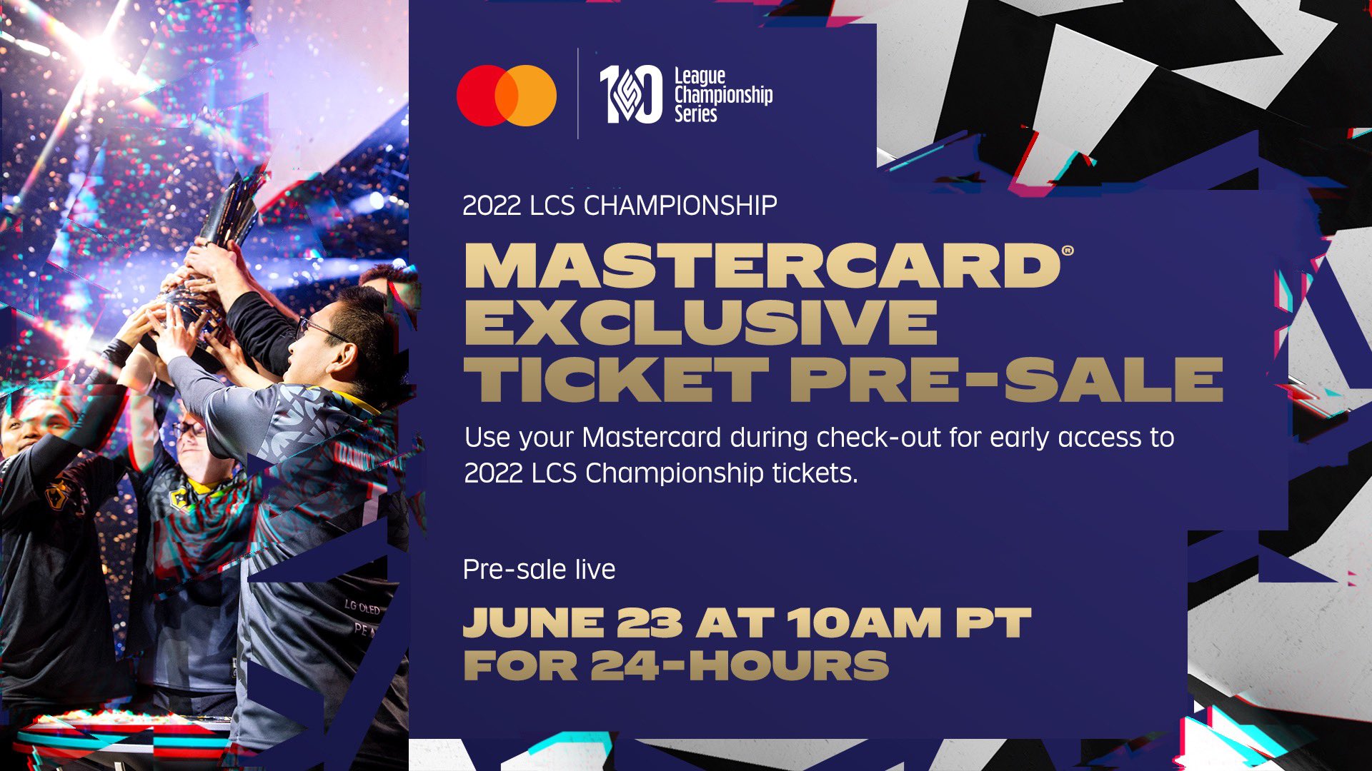 LCS on Twitter "The 2022 LCS Championship ticket presale for
