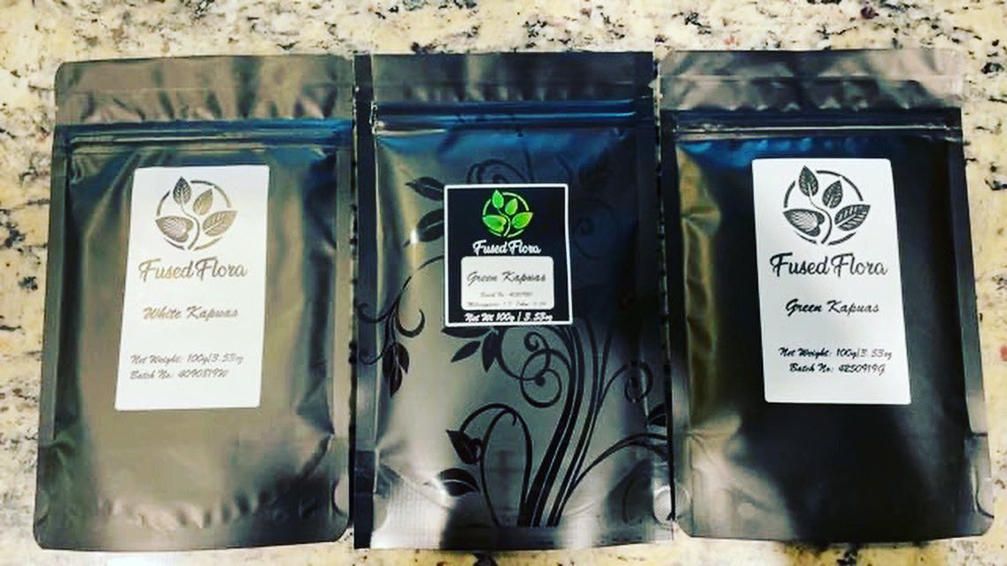 FloraFused's tweet photo. Contest!  Share a picture of your own interpretation of our logo in any form of art and post here.  July 31st, we’ll vote for the special ones and either send you these three or other kratom rewards!  #fusedflora #florafused #kratom #iamkratom #kratomheals #kratomvendor #aki https://t.co/yyo9nrrrCC