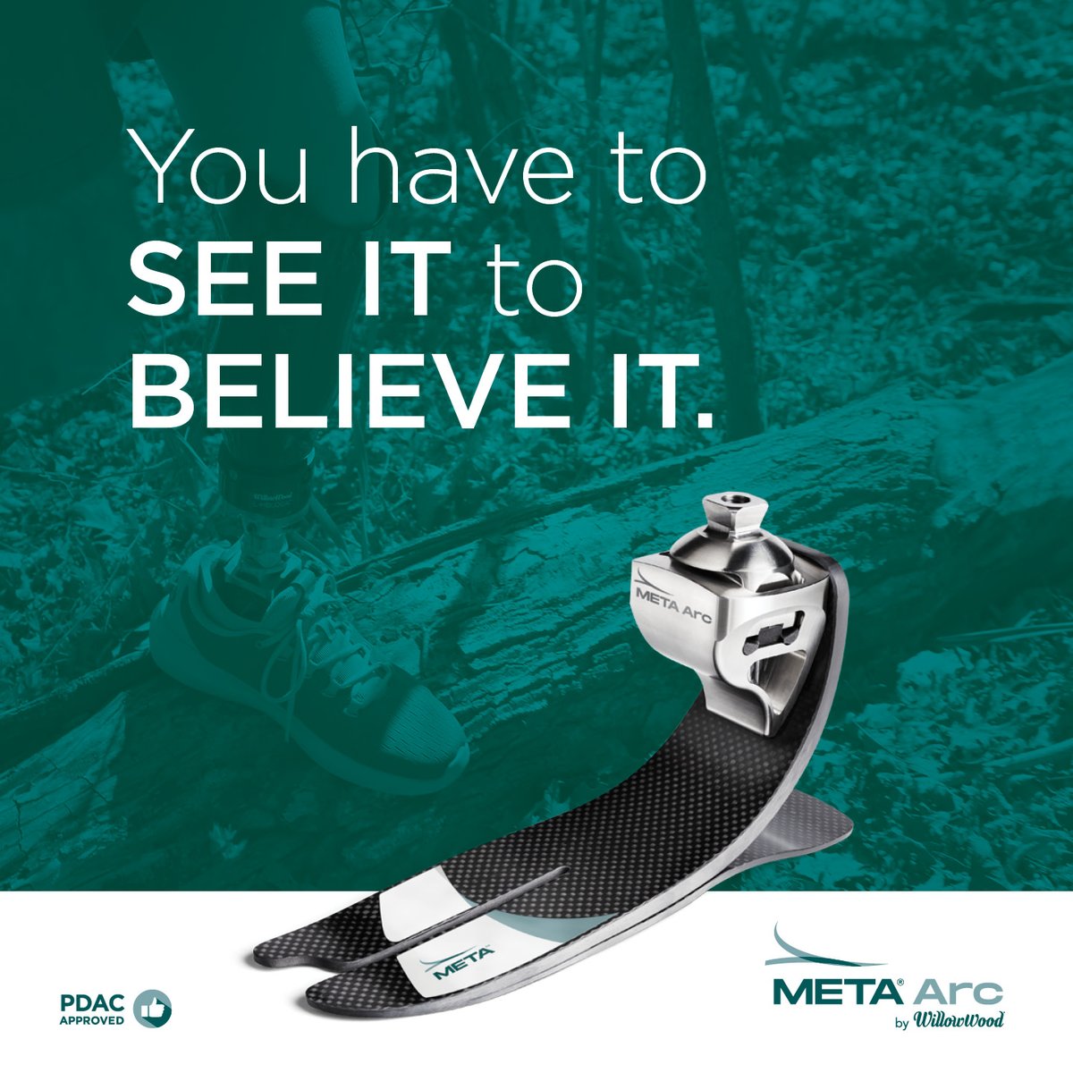 If you haven’t seen how META Arc works, what are you waiting for? META Arc is the first-ever polycentric ankle. It’s the closest thing to an anatomical ankle yet. See META Arc in action at rb.gy/9r8hef