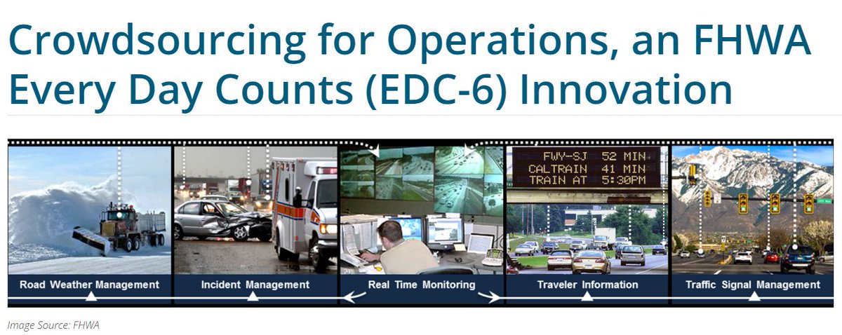 ITS_USDOT's tweet photo. Join the @NOCoEOps with @USDOTFHWA EDC-6 Crowdsourcing for Advancing Operations Innovations on 6/29 for the Analytics Tools to Improve Operational Planning webinar. #ITSPCB #data

Register: https://t.co/c3tfrGOhZt https://t.co/QqVEEdBqTM
