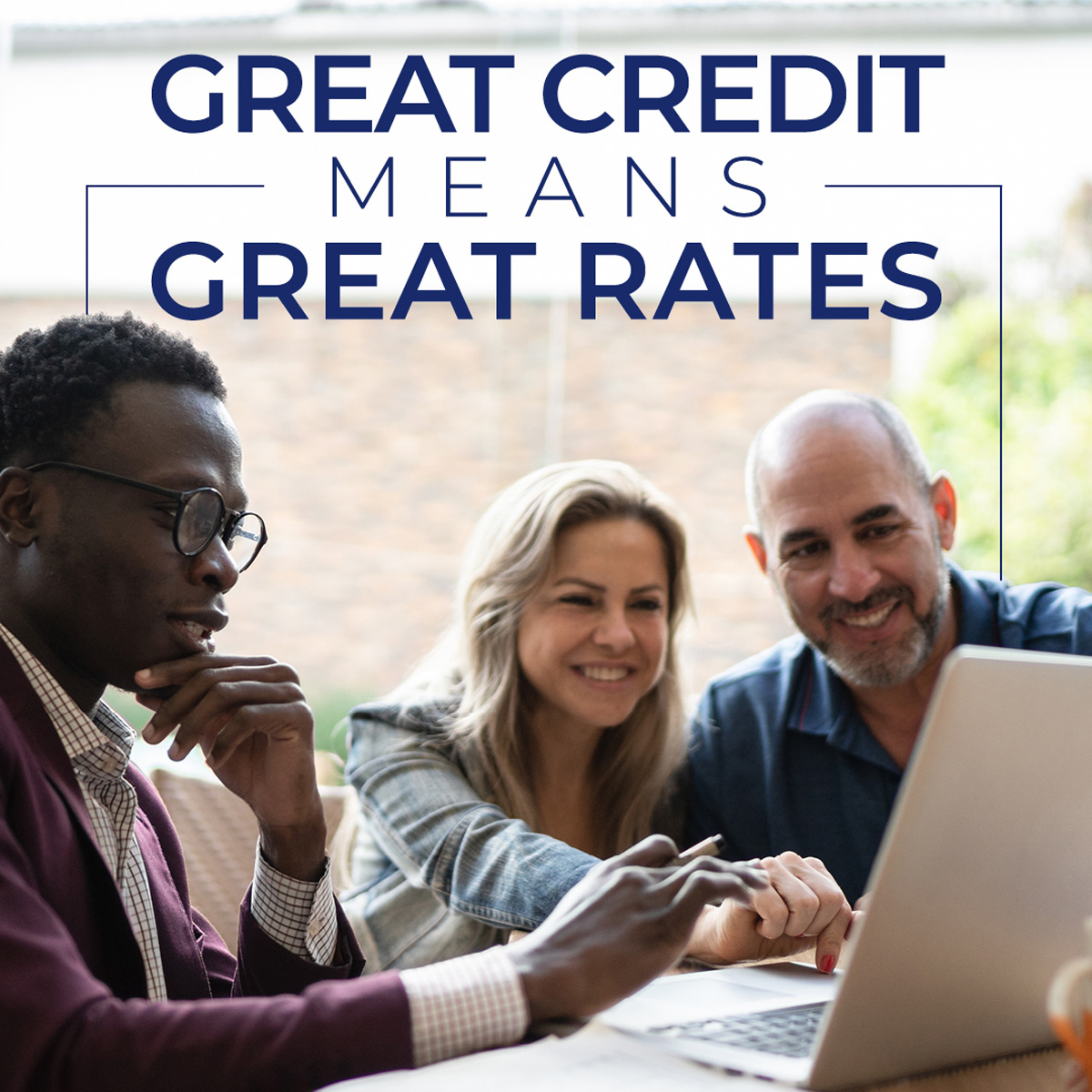 DLeyva626's tweet photo. We know building excellent credit takes time and effort. That's why we offer exclusive low rates for borrowers with a 700 FICO or higher. Get in touch with us today for more information. https://t.co/Ynu9TL2gV5