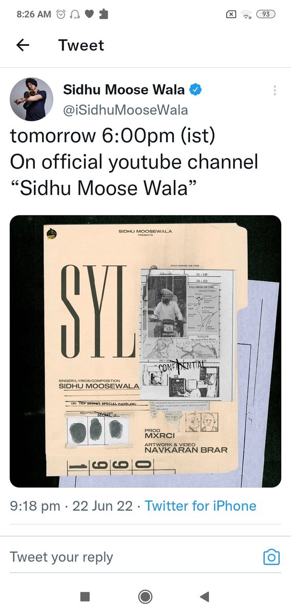 ਉਨਾਂ ਚਿਰ ਪਾਣੀ ਛੱਡੋ
ਤੁਪਕਾ ਨਹੀਂ ਦਿੰਦੇ

Listening SYL...... ਹੁਣ ਕਰ ਲਉ ਕੇਸ 

#SYLByLegendMoosewala