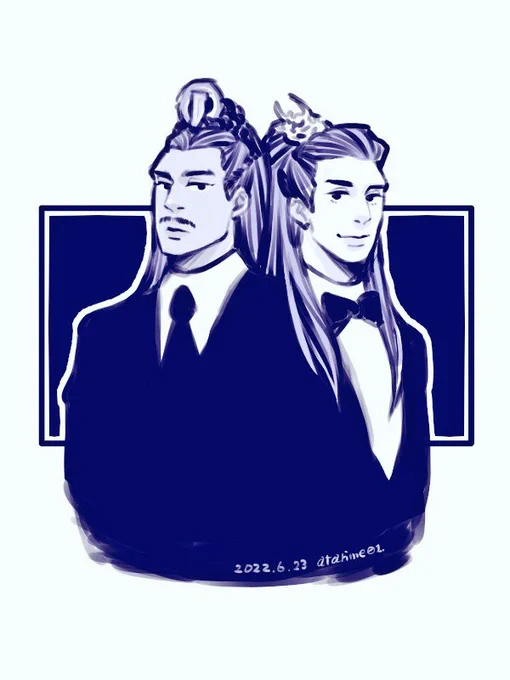 🕴💚💙 