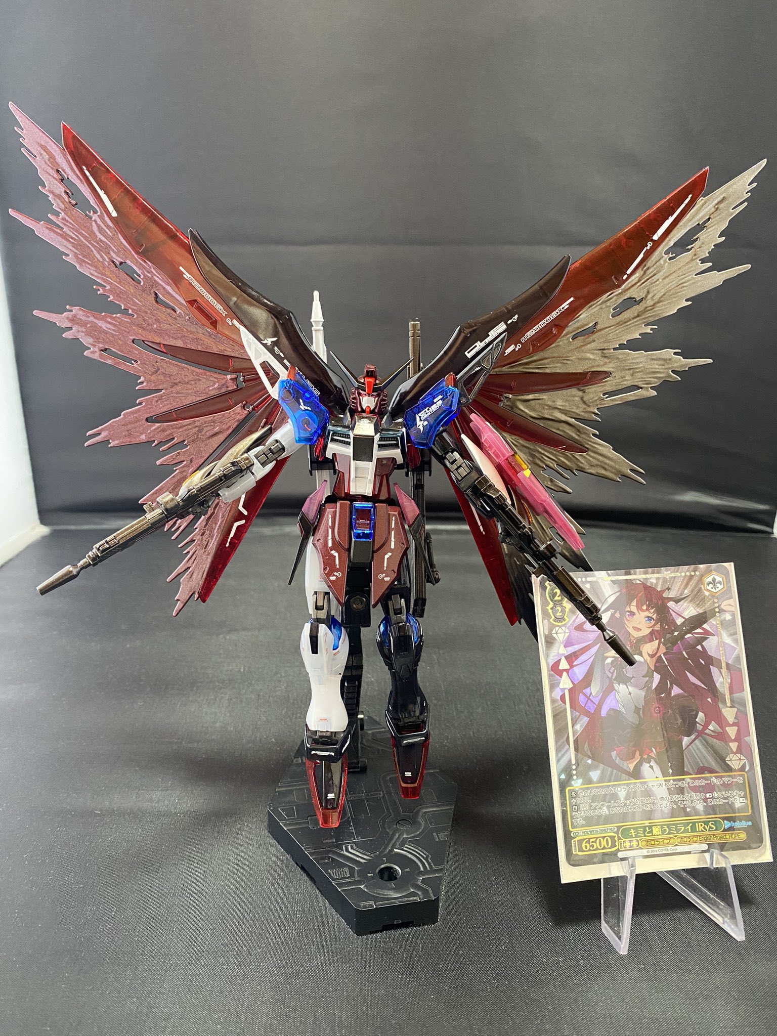 ストライクフリーダムガンダム デスティニーガンダム クリアカラー ガンダムSEED FREEDOM」ライフリ＆デスティニーSpecIIの“クリア