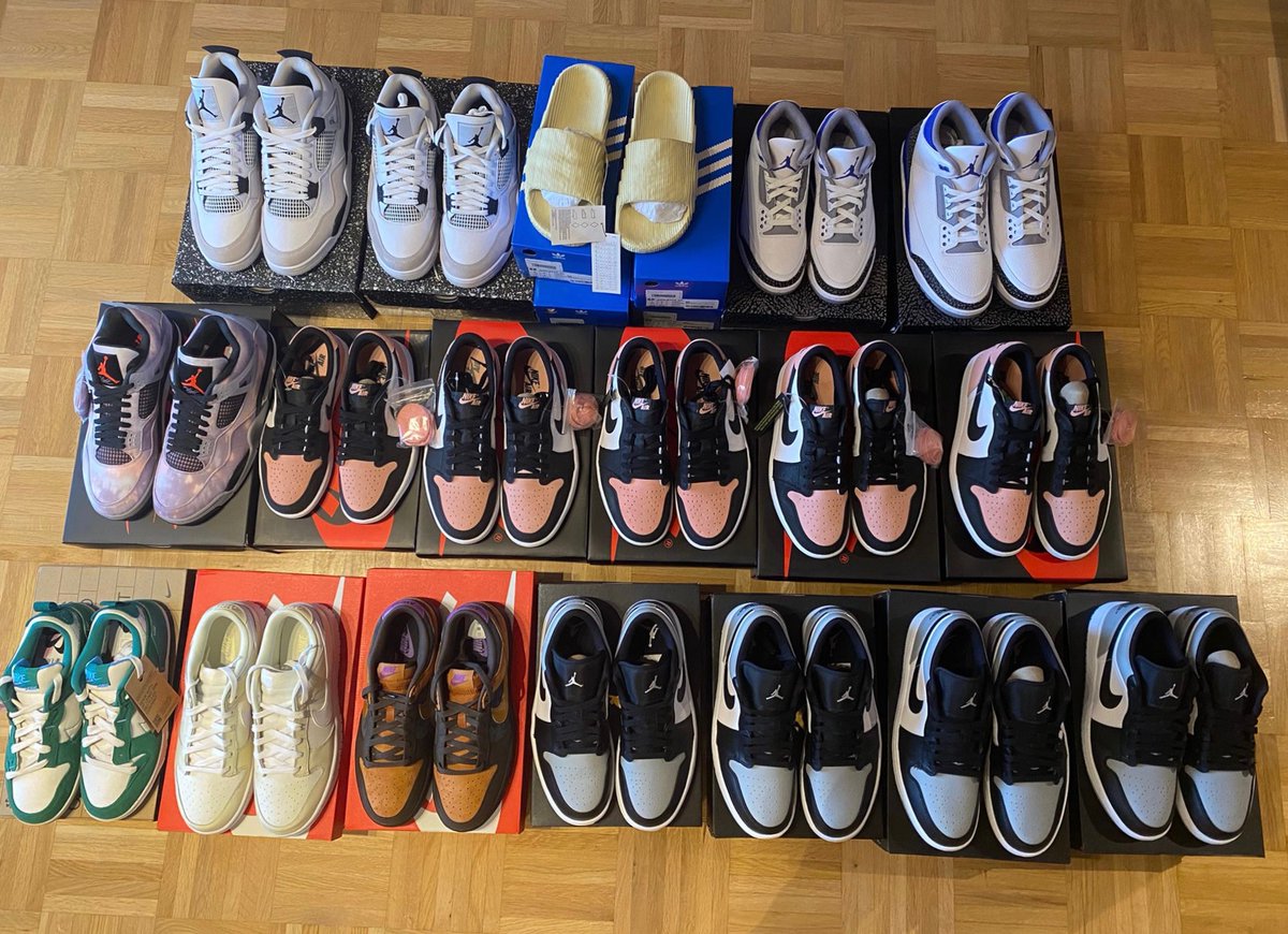 Last week's haul! Thanks to <a href="/BurstAIO/">BurstAIO</a> <a href="/RE_AIO/">REAIO</a> <a href="/DiamondsScripts/">Diamonds Scripts</a> <a href="/ByteProxies/">Byte Proxies</a> <a href="/pingproxies/">Ping Proxies</a> <a href="/ReversRetail/">Revers Retail</a> 

And to my wife for packing and shipping our sales. 😂