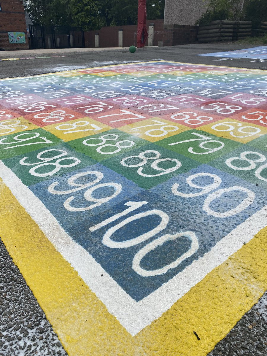 cutthorpe's tweet photo. We have new playground markings here at Cutthorpe… just in time for the lovely weather we’re having ☀️ 🏃♀️ 🏃 🐍 🪜 🤩
.
#teamcutthorpe #primaryschool #playgroundlife #snakesandladders #basketballcourt https://t.co/H25TGJRIWu