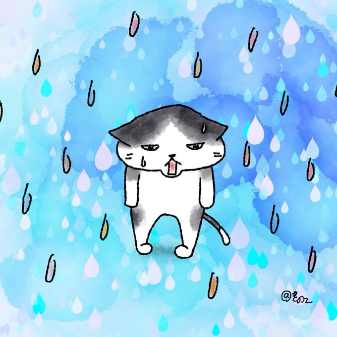 ネコイラストのtwitterイラスト検索結果