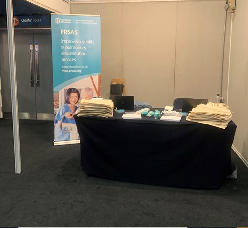 Day 4 of #pulmonaryrehabweek, excited to be at #BTSsummer2022 championing pulmonary rehabilitation and PRSAS. Come find us at stand 33!