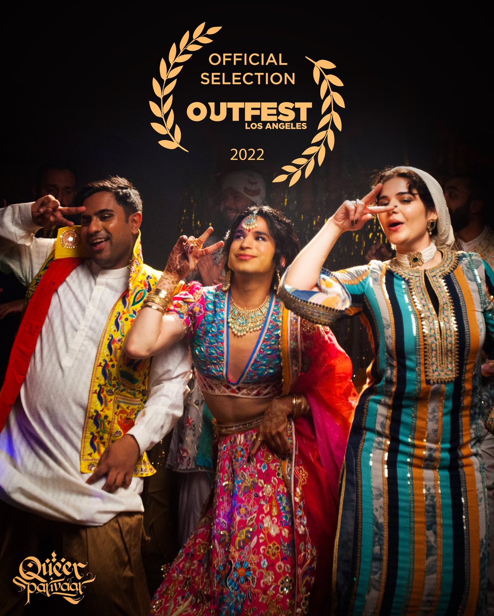 So thrilled to have @QueerParivaar as an official selection at @Outfest this year! ✨ Screening in-person on Friday, July 15th 2022, 9.45pm PDT at the Directors Guild of America! Tickets: outfestla.org/films-and-even… #Outfest #LGBTQIA #QueerParivaar #OutfestLA