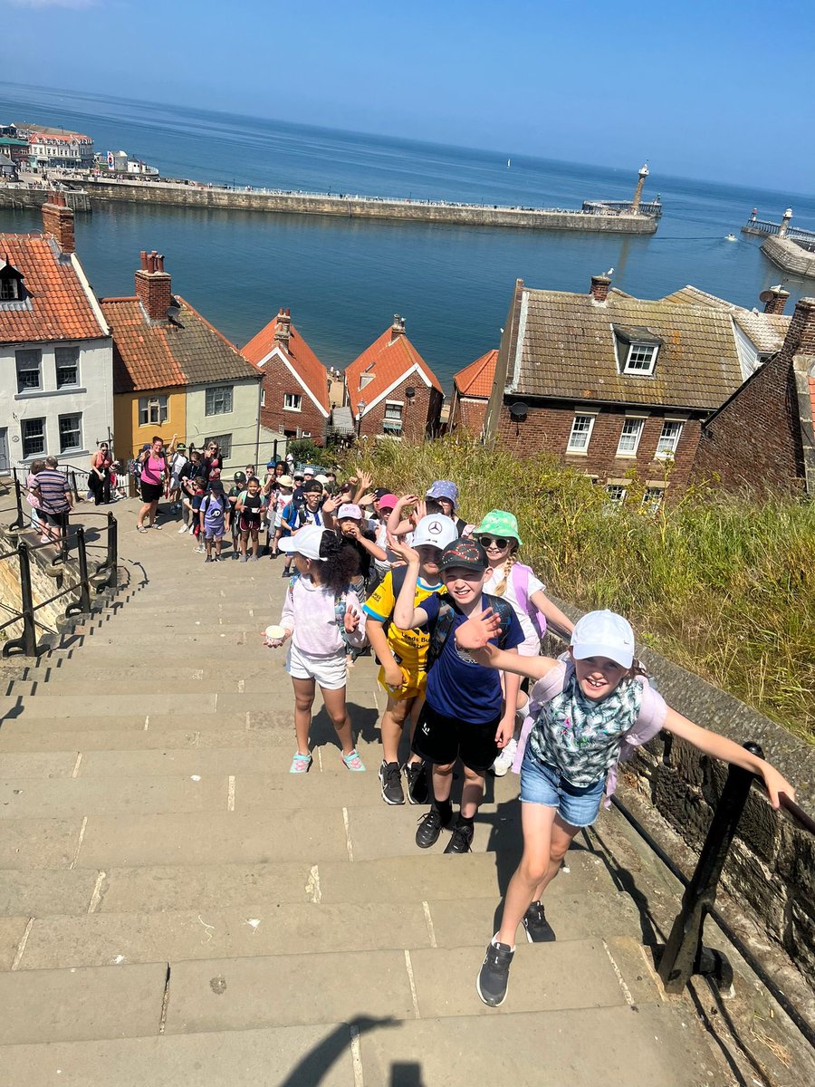 rothwellstmarys's tweet photo. 199 steps later! #whitbylive https://t.co/OYAfPjSbW6