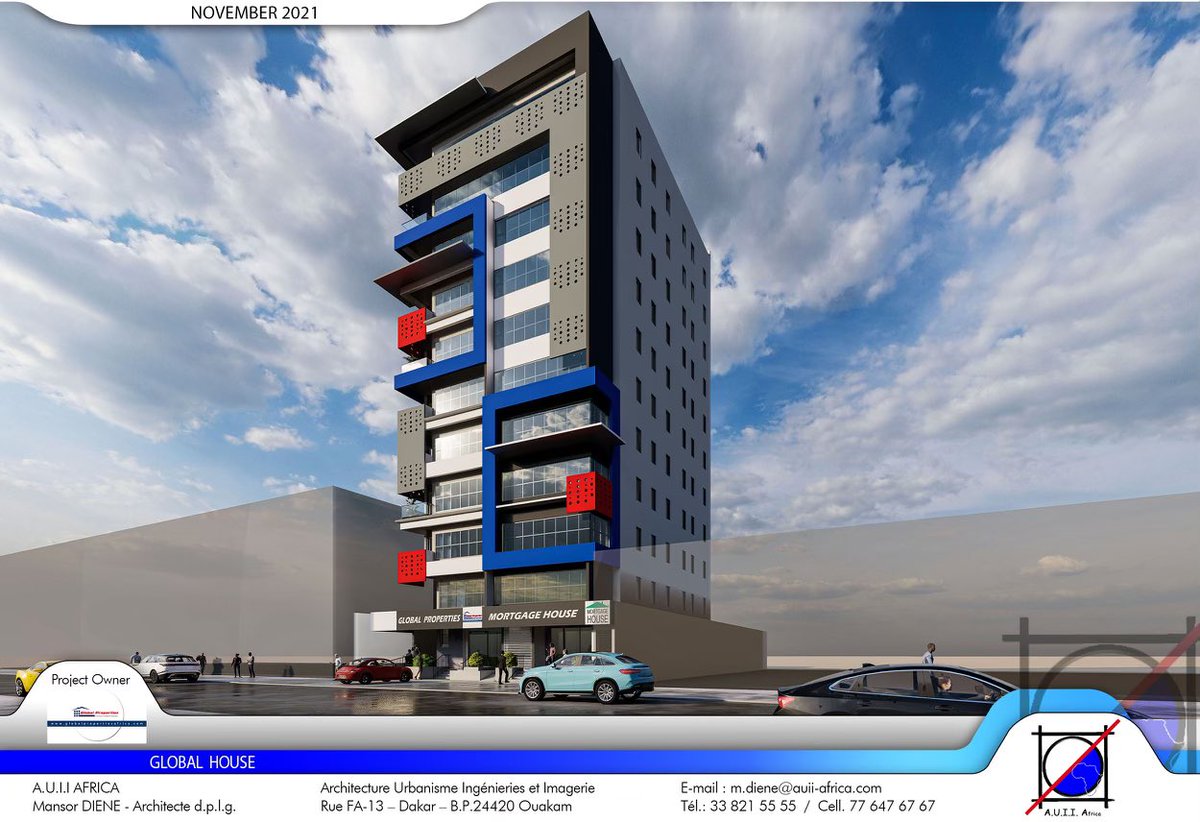 saul_frazer's tweet photo. Today, after 15 years in business and being a top company in the #realestate sector, I am proud to launch the head office of #GLOBALPROPERTIES, an 11 Storey office complex that will host the headquarters of Global Properties and other commercial entities.

#SaulFRAZER #Gambia https://t.co/SsOegDobRG